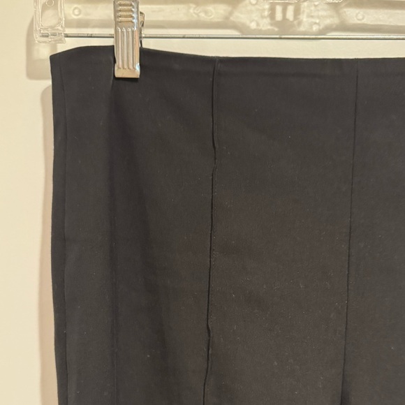 Theory Classic Black Trousers with Side Zipper Closure Size 10 - Picture 4 of 7